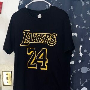 Bella Canvas Black and Yellow Lakers Tee